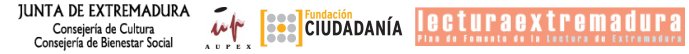 Tira de logotipos Consejeria Cultura, Aupex, Fundacion Ciudadania y Fomento de la Lectura